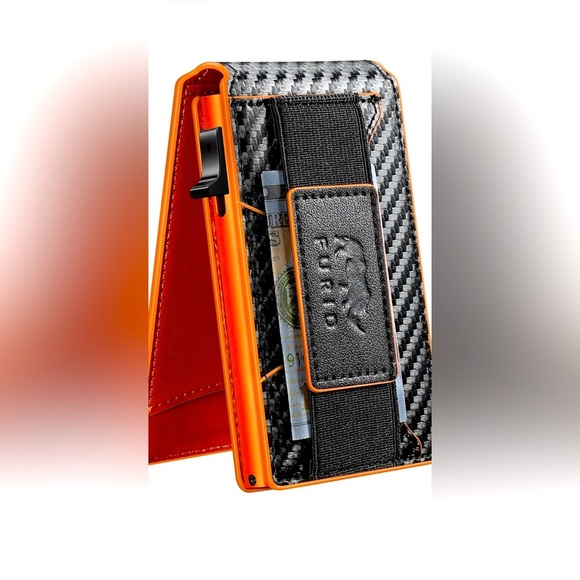 New Black furid card wallet Holster with Clip - Picture 1 of 9